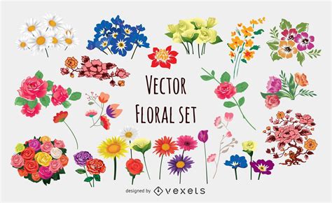 vectores de flores gratis.